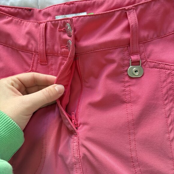 Daily Sports Golf Skort Skirt Pink Womens Size 2 Outdoor Pockets Nylon - Picture 4 of 12